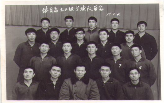 体育系72级篮球队